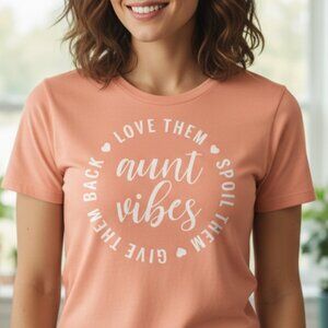 PositiviTees "Aunt Vibes" Graphic Tee